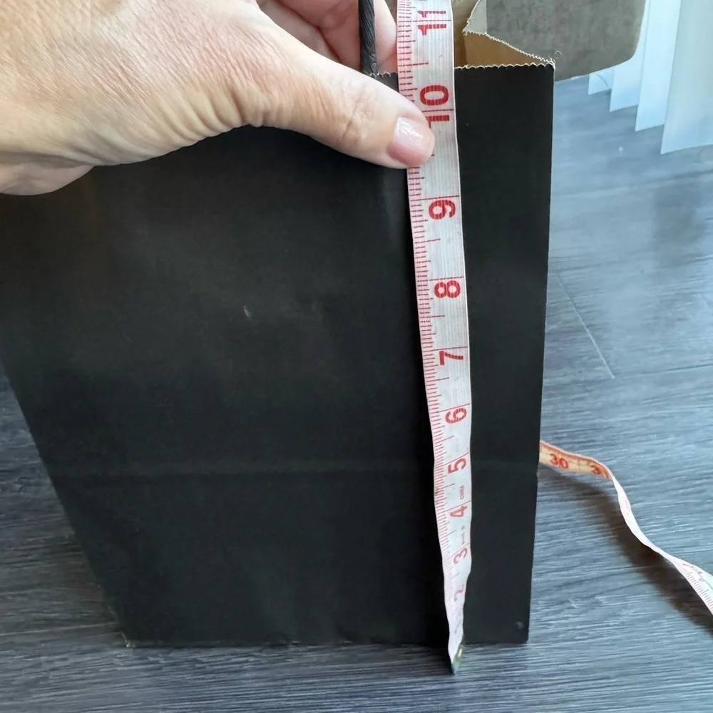 New Black Gift Bags Paper Bags Set of 15 small medium
